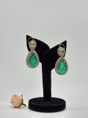 Peridot Stud Drop Earrings | Julie Duggan Designs